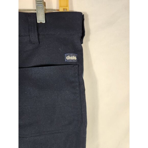 NWT Cintas Comfort Flex Pro Reflective Pants High Visibility Navy 38/32 - Picture 4 of 6